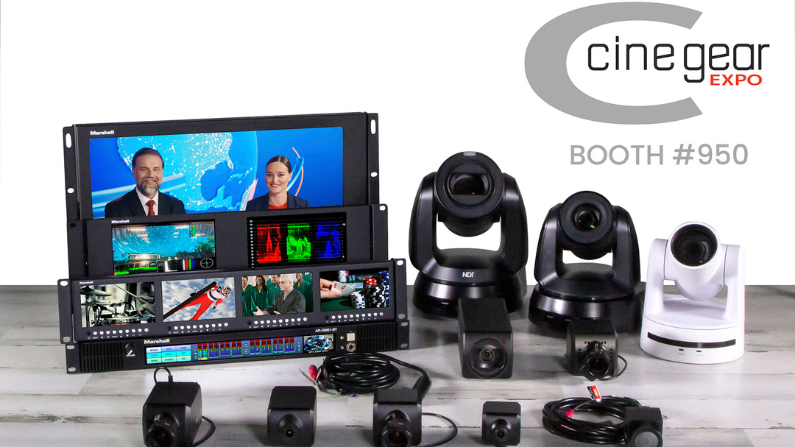 MARSHALL PRESENTS A RANGE OF PRODUCTION EQUIPMENT AT CINE GEAR 2024